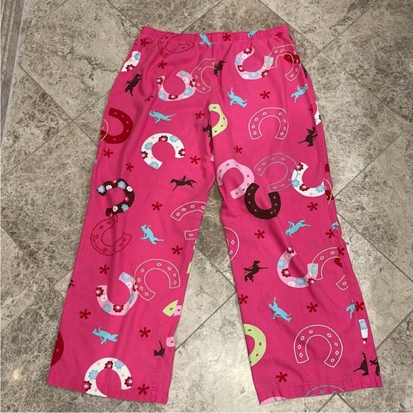 🤠 Victoria’s Secret Pink Horseshoe Cowgirl 💯% Cotton Flannel Pajama Set - Picture 15 of 16